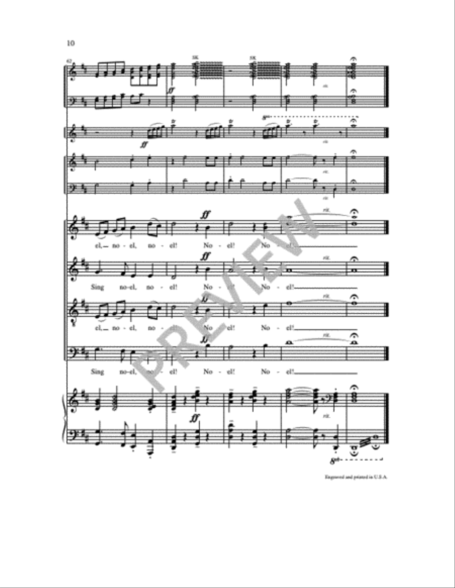 Alleluia, Sing Noel! Alleluia, Sing Noel! 4-Part scores gallery preview page 5