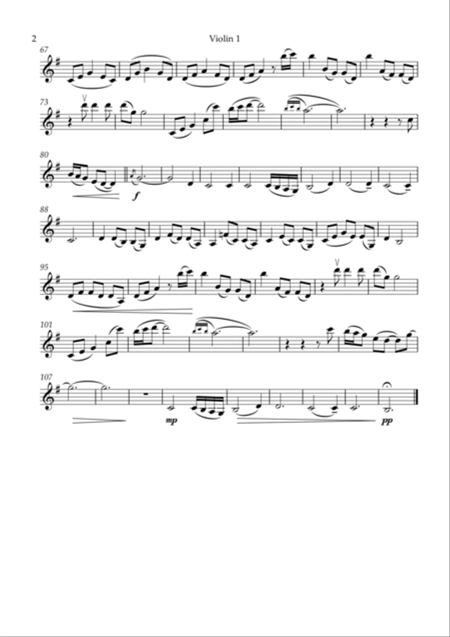 Three Times A Lady String Quartet scores gallery preview page 2