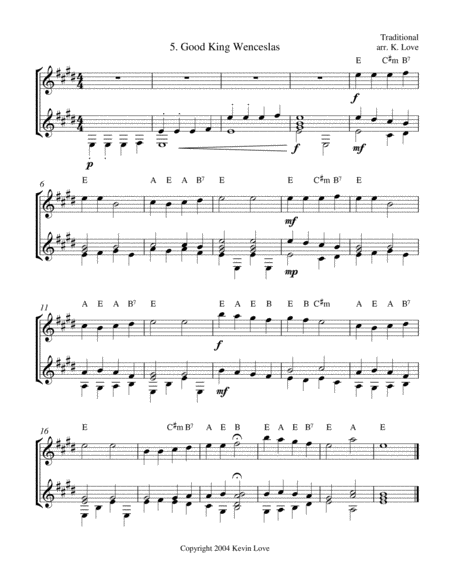 A Christmas Primer (Oboe and Guitar) - Score and Parts image number null