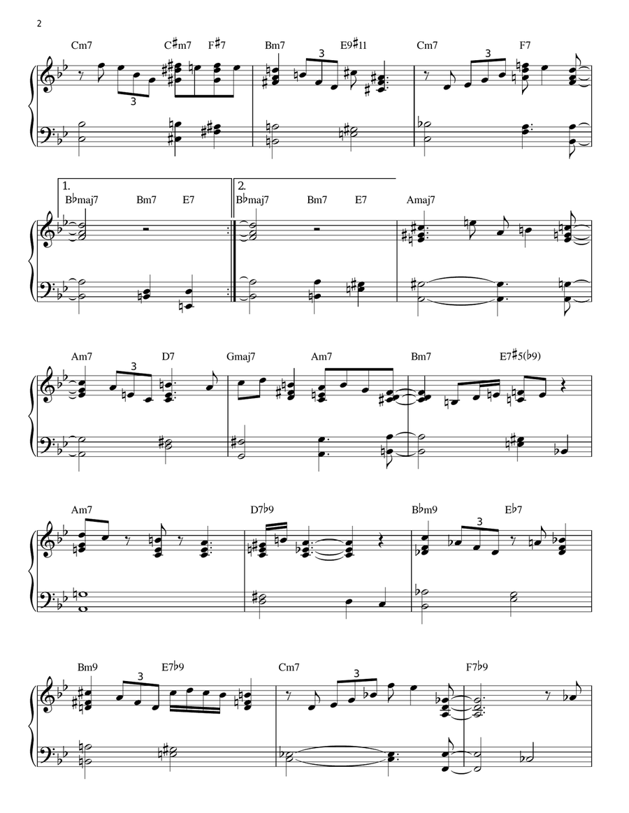 Milestones Piano Solo scores gallery preview page 2