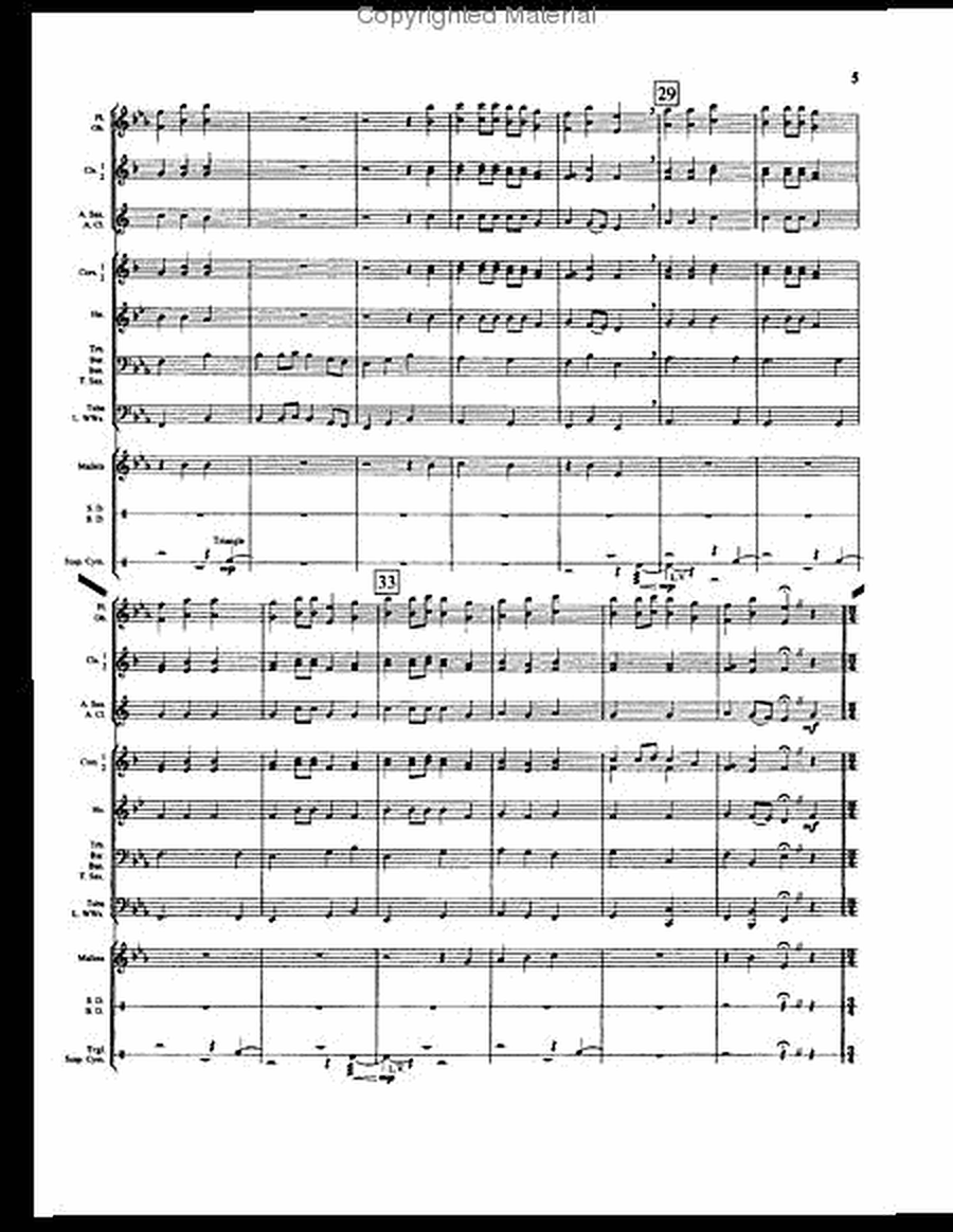 Holiday Cheers Conductor Score