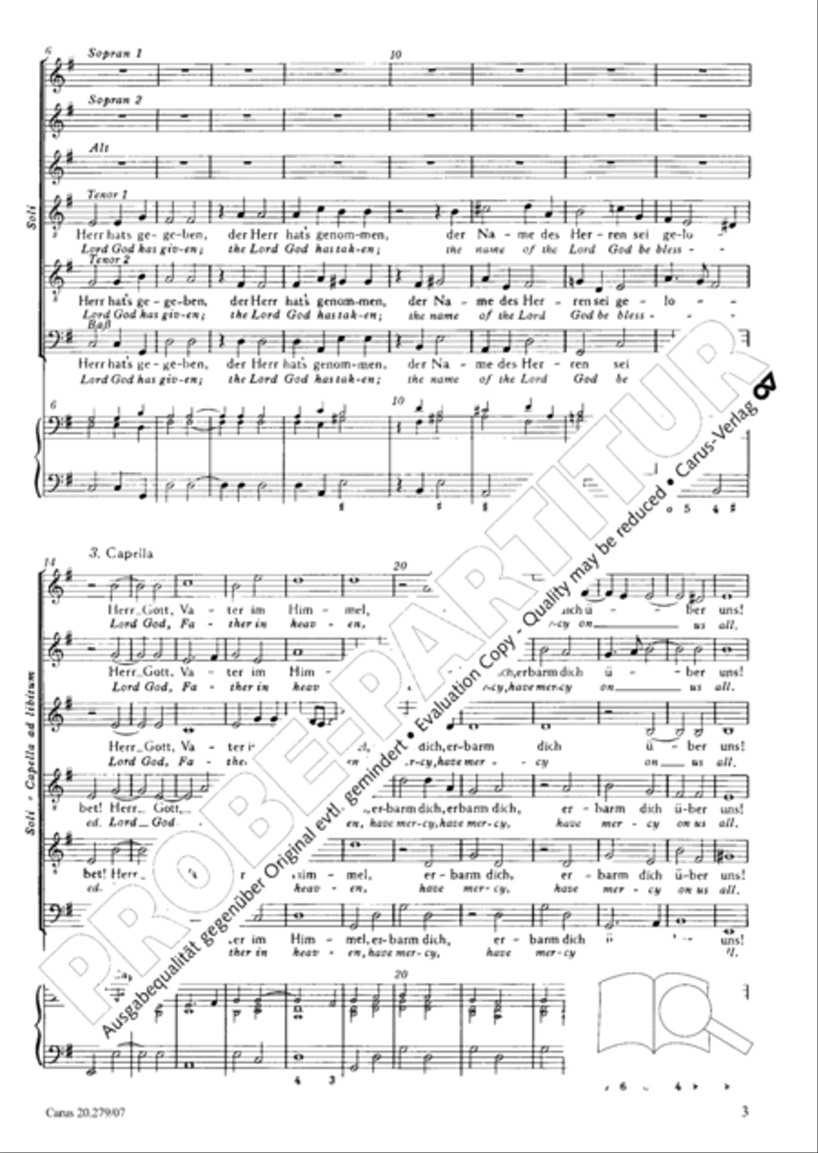 Musikalische Exequien I-III Orchestra scores gallery preview page 4