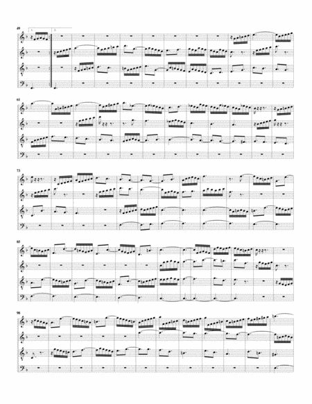 Valet will ich dir geben, BWV 736 (arrangement for 4 recorders)
