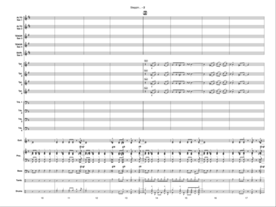 Steppin' Up! Jazz Ensemble scores gallery preview page 3