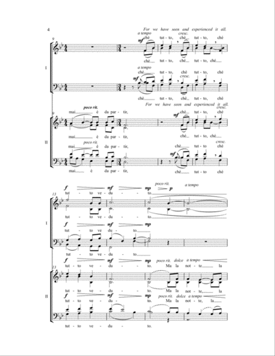 We Beheld Once Again the Stars 4-Part scores gallery preview page 3
