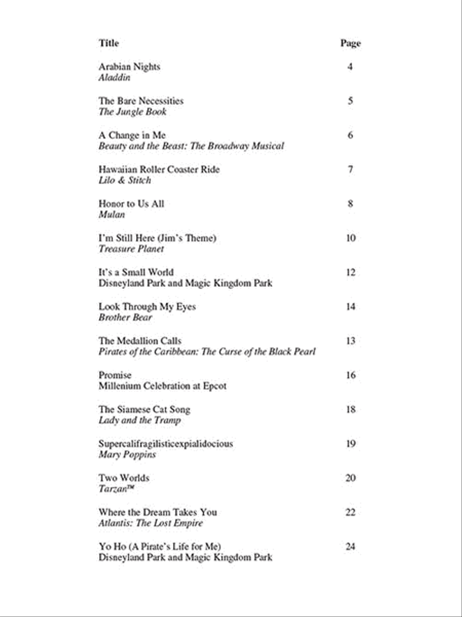 Disney Greats - Trumpet Trumpet Solo scores gallery preview page 2