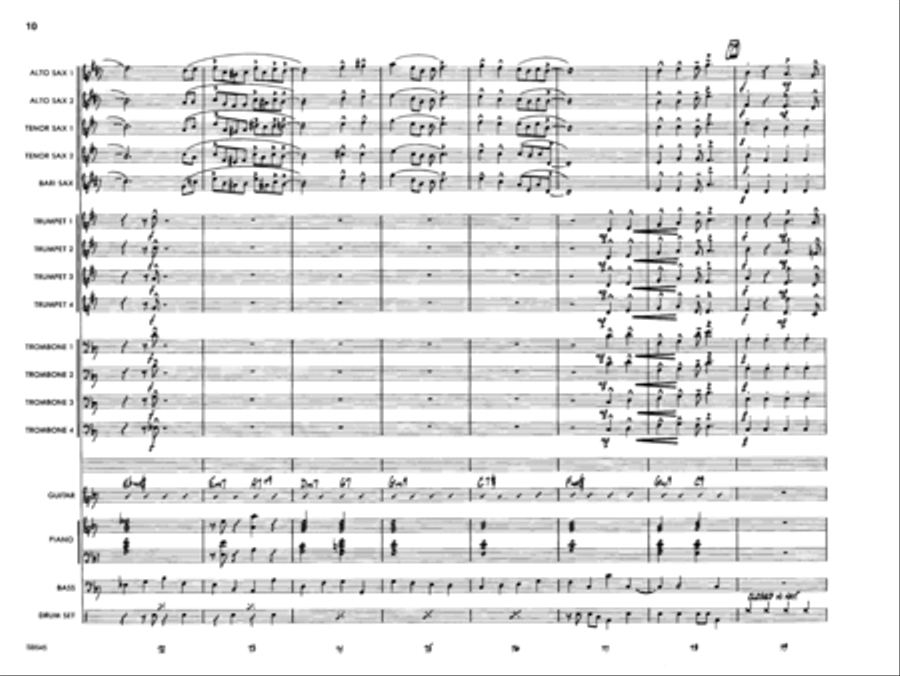 You Can't Get There From Here! Jazz Ensemble scores gallery preview page 11