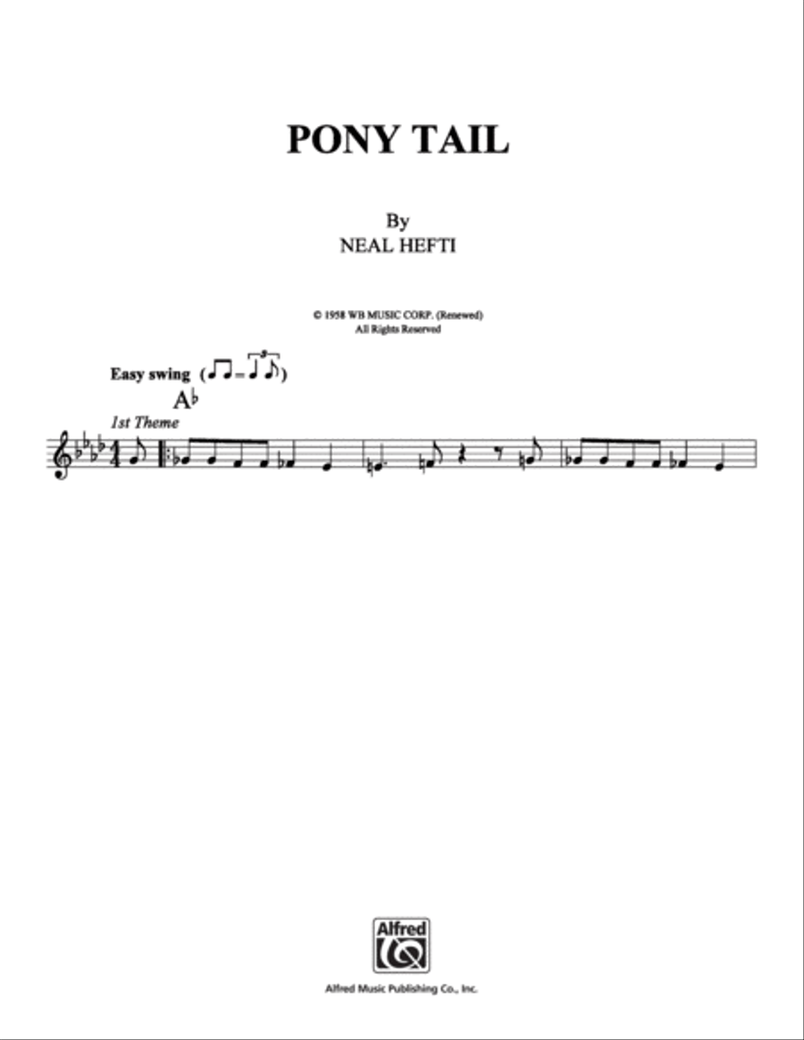 Pony Tail School and Community scores gallery preview page 1