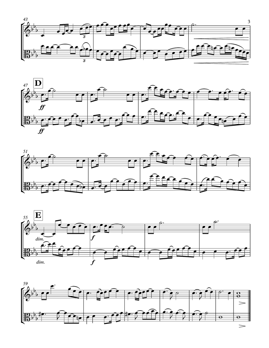 Skyfall String Duet scores gallery preview page 3