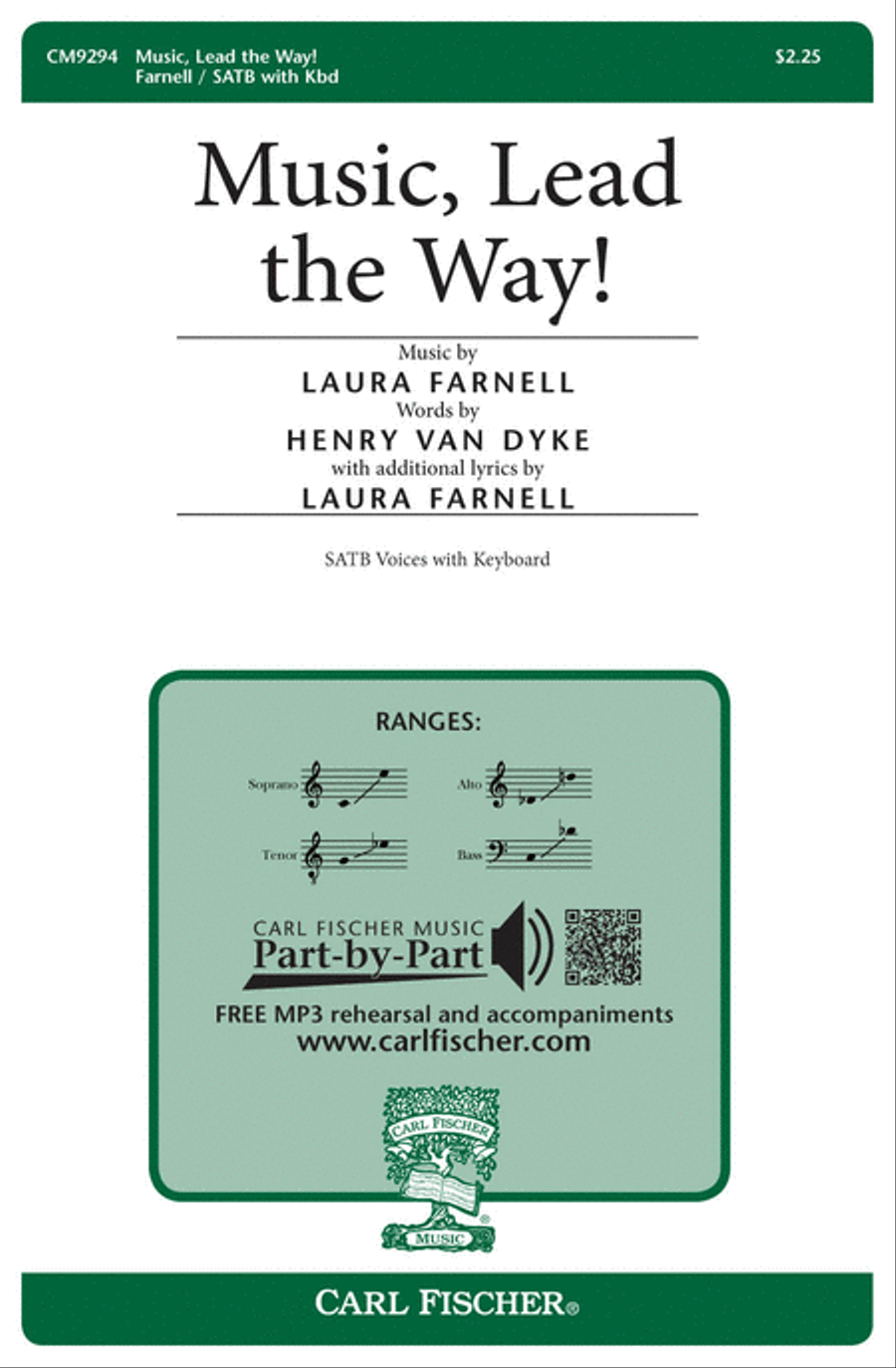 Music, Lead the Way! 4-Part scores gallery preview page 1