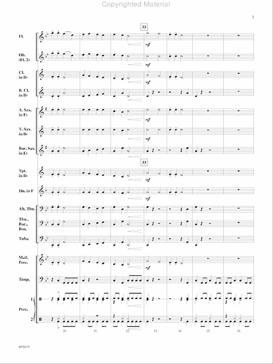 Shockwave Concert Band scores gallery preview page 8