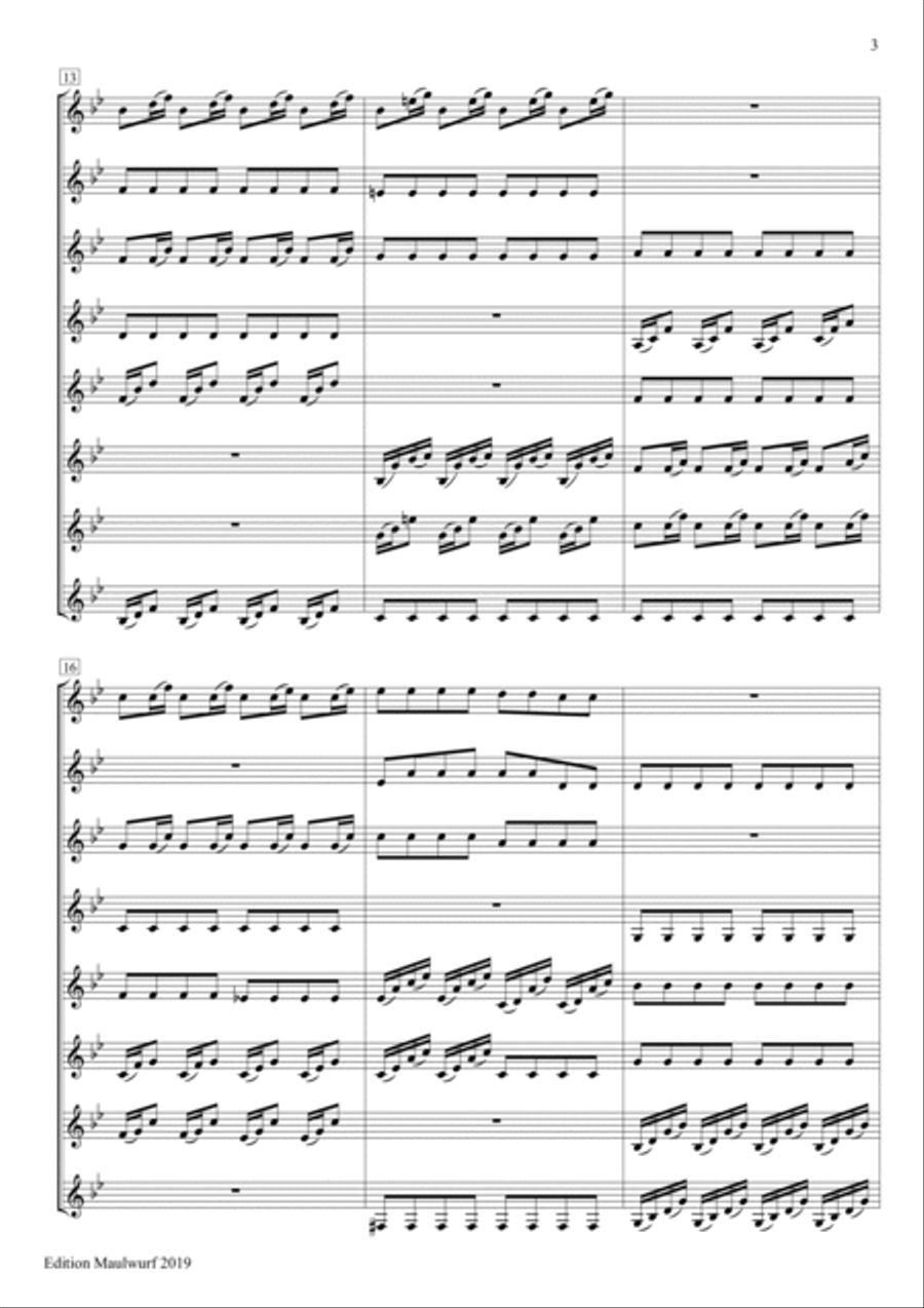 Zadok The Priest Horn scores gallery preview page 5