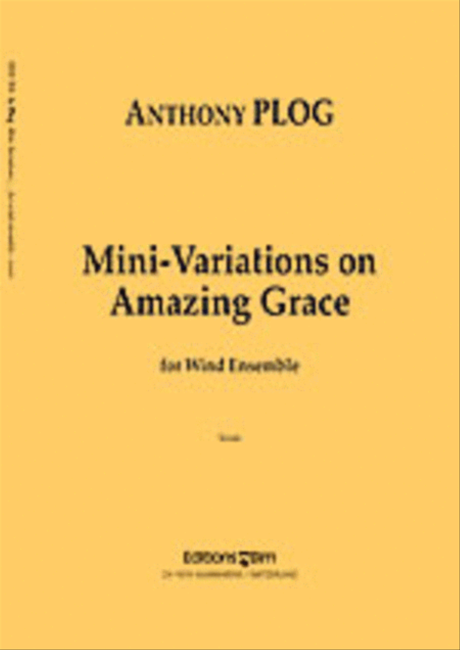 Mini-Variations on Amazing Grace Bass Clarinet scores gallery preview page 1