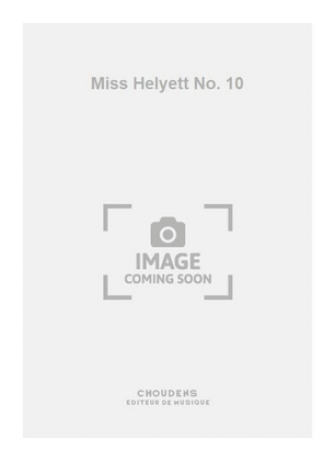 Book cover for Miss Helyett No. 10