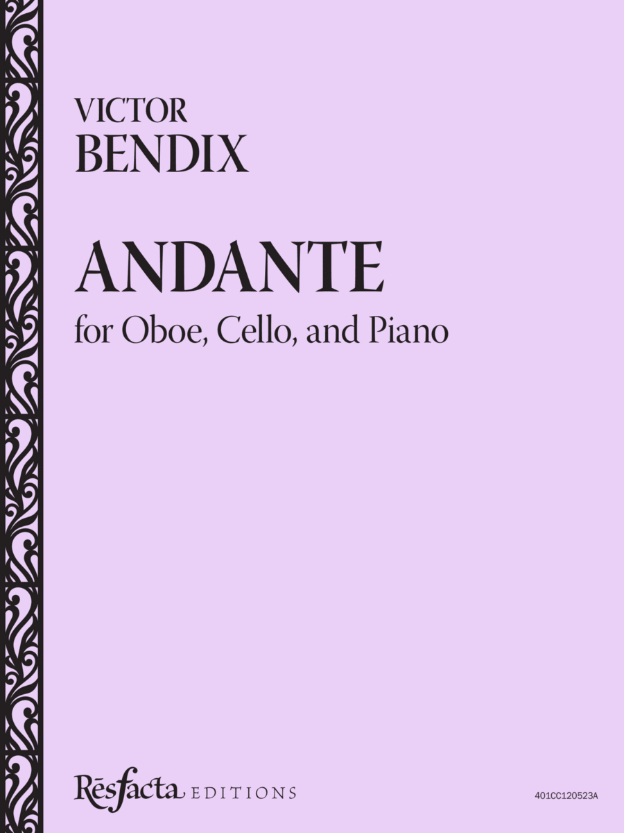 Andante for Oboe, Cello, and Piano Chamber Music scores gallery preview page 1