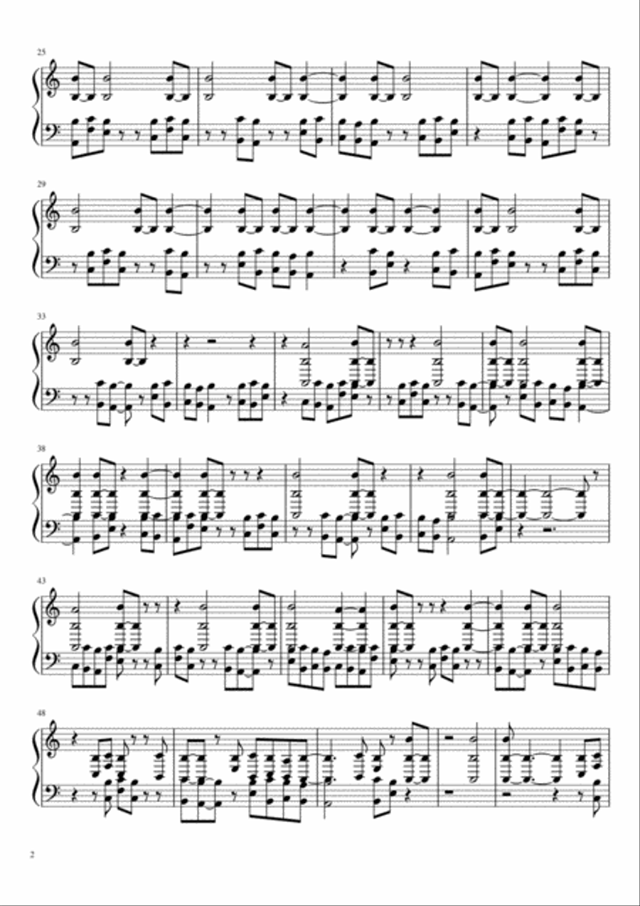 Everdid© Everdid© Piano Solo scores gallery preview page 2