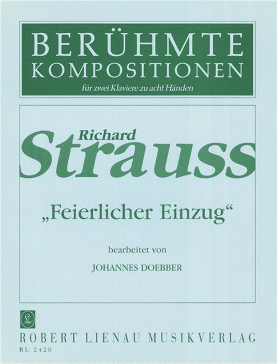 Feierlicher Einzug (Festival Procession) Piano scores gallery preview page 1