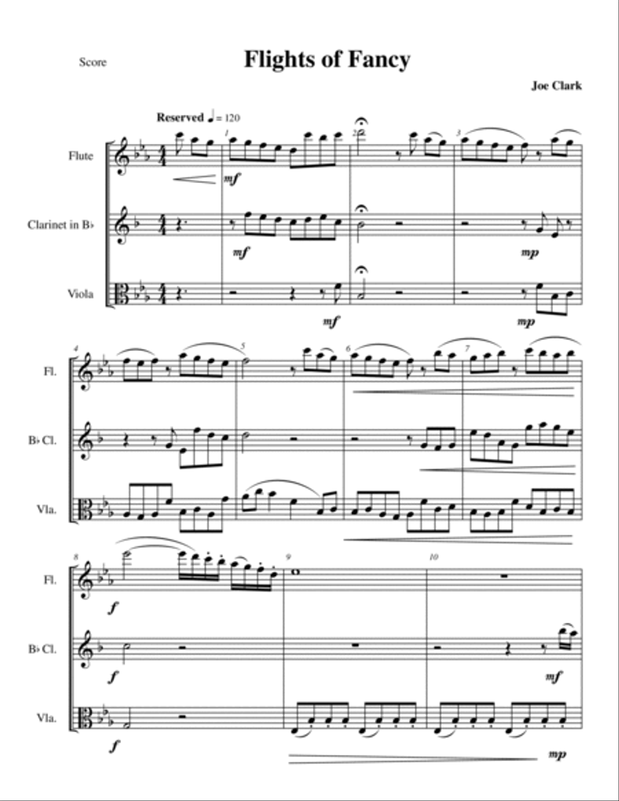 Flights of Fancy Small Ensemble scores gallery preview page 3