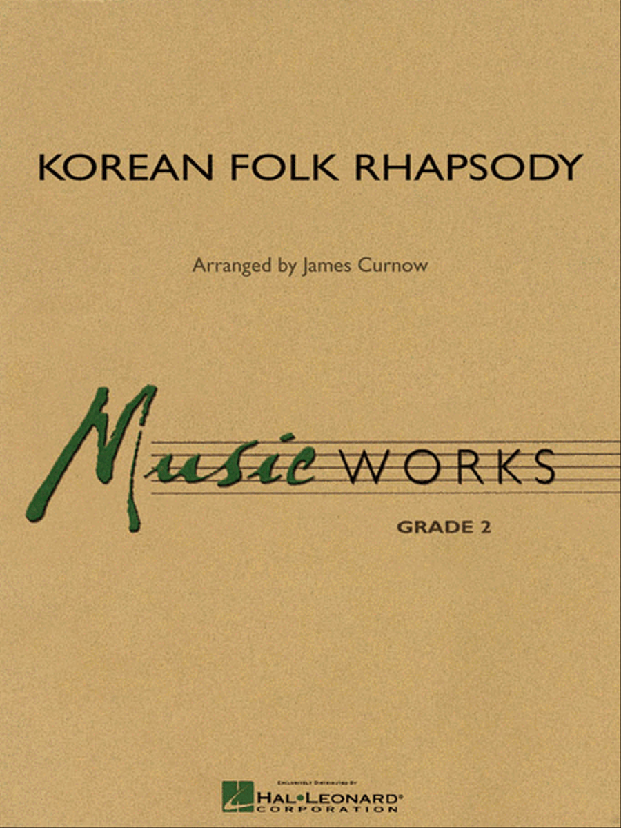 Korean Folk Rhapsody Concert Band scores gallery preview page 1