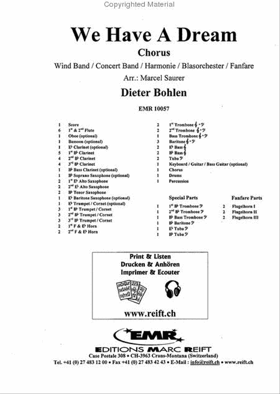 We Have A Dream We Have A Dream 4-Part scores gallery preview page 2