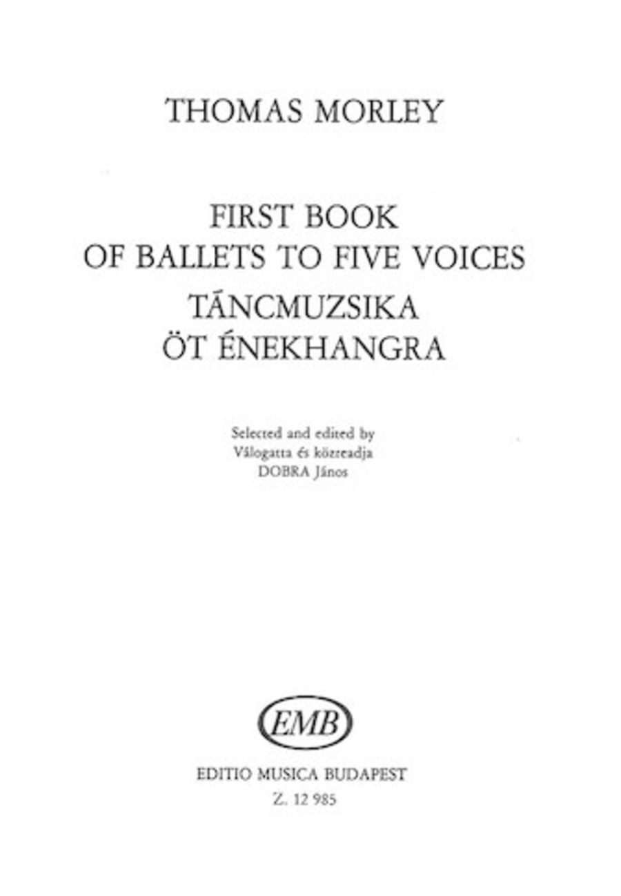 First Book Of Ballets-ssatb