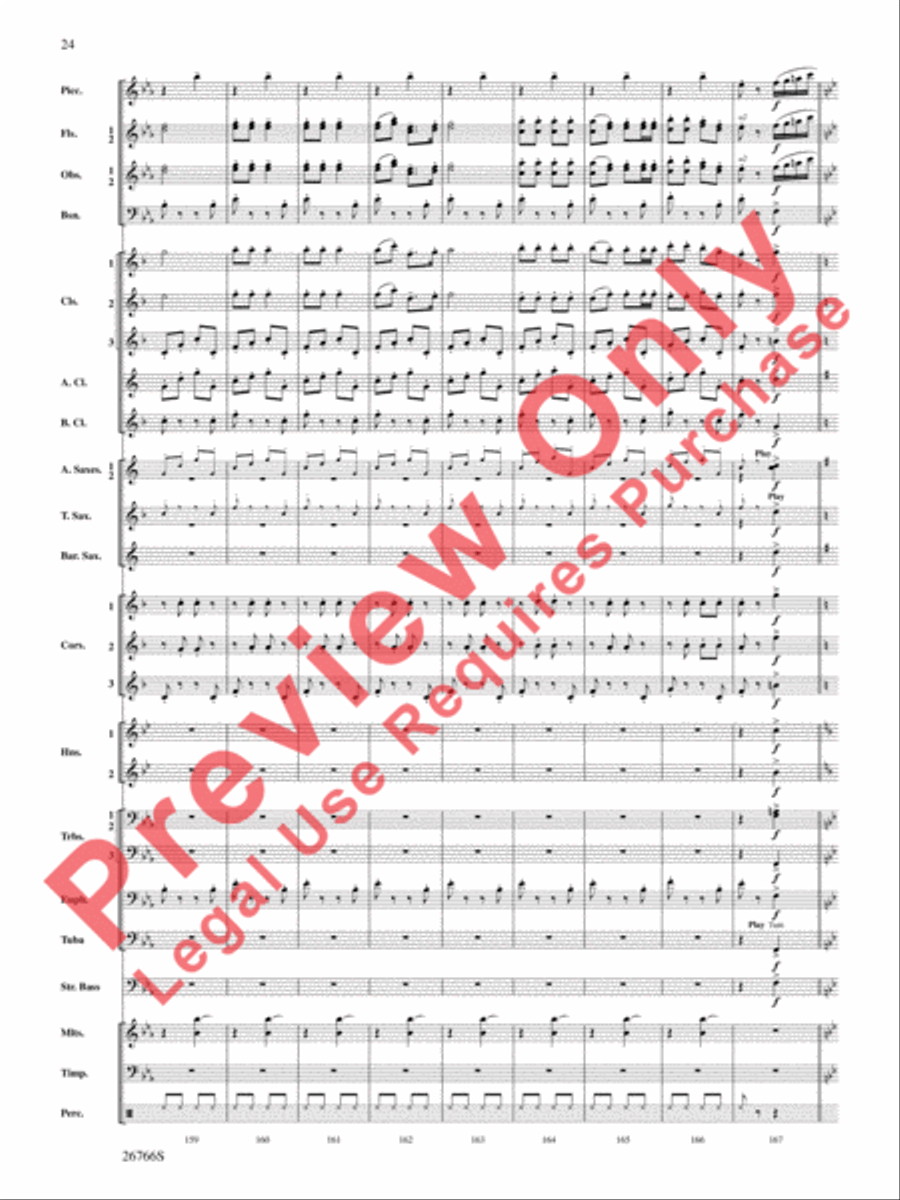 A Christmas Festival A Christmas Festival Concert Band scores gallery preview page 25