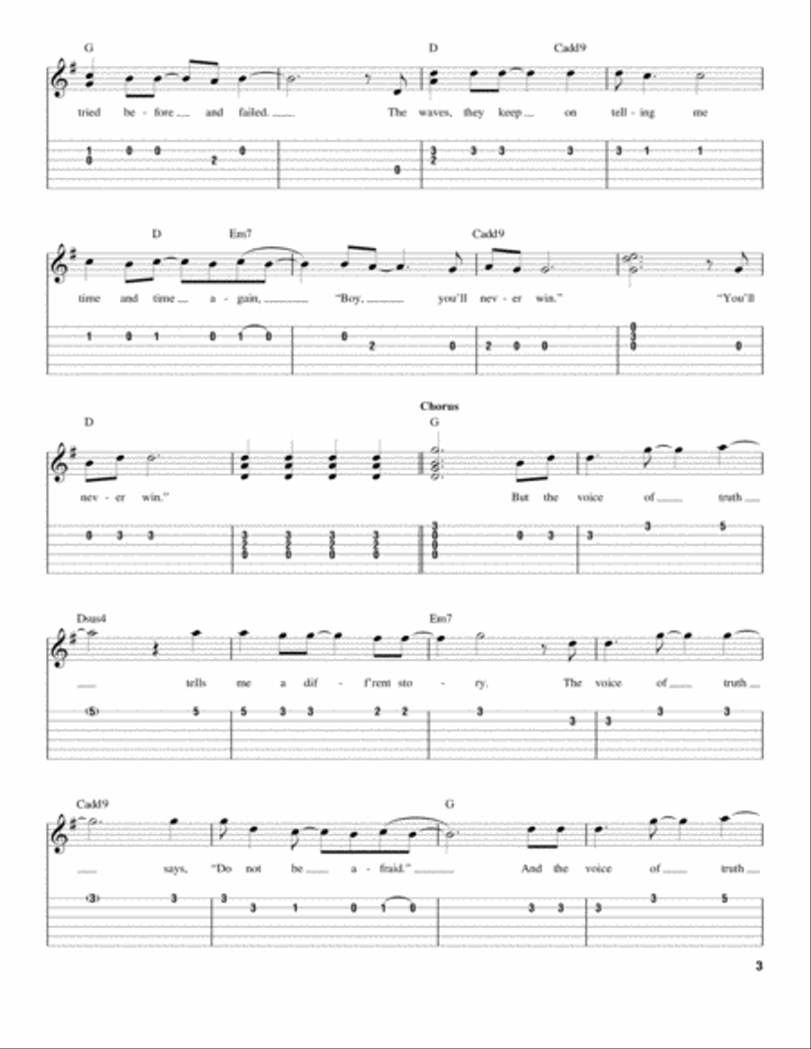 Voice Of Truth Acoustic Guitar scores gallery preview page 3