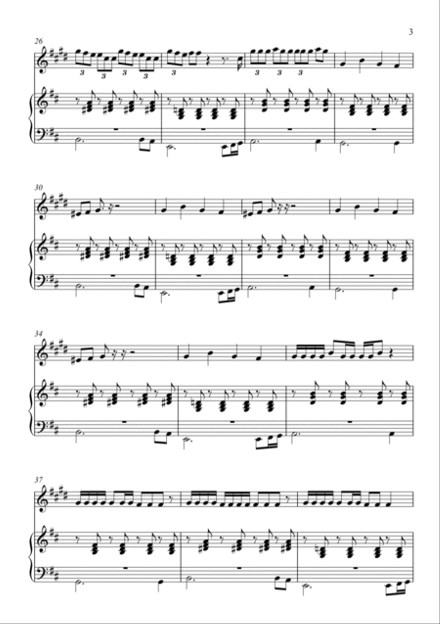 Telepatia Woodwind Duet scores gallery preview page 3