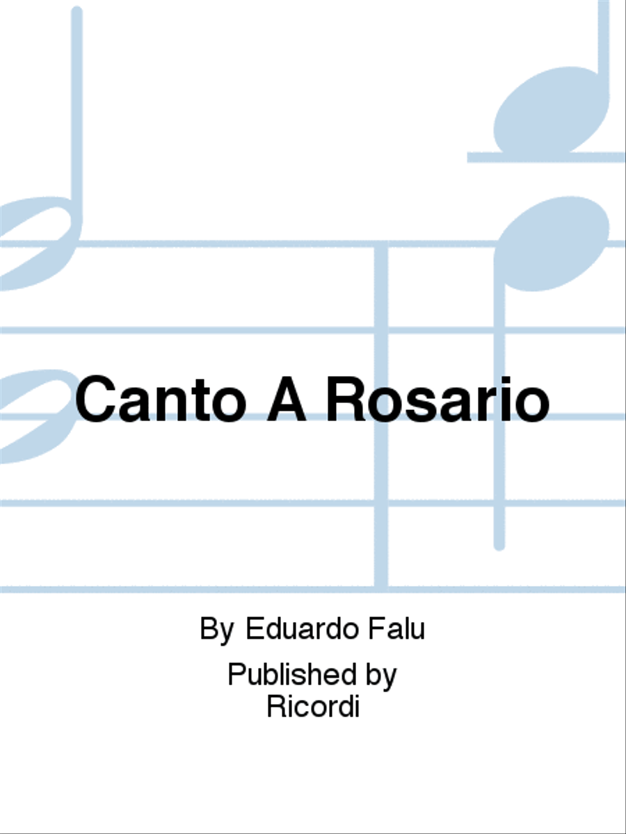 Canto A Rosario School and Community scores gallery preview page 1