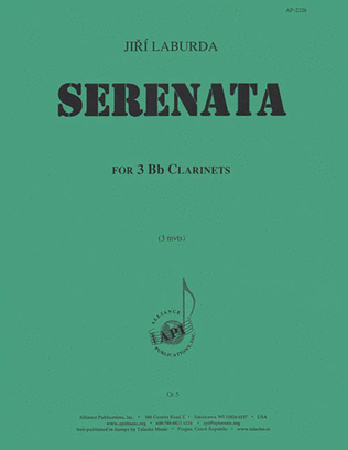 Serenata For 3 Bb Clarinets