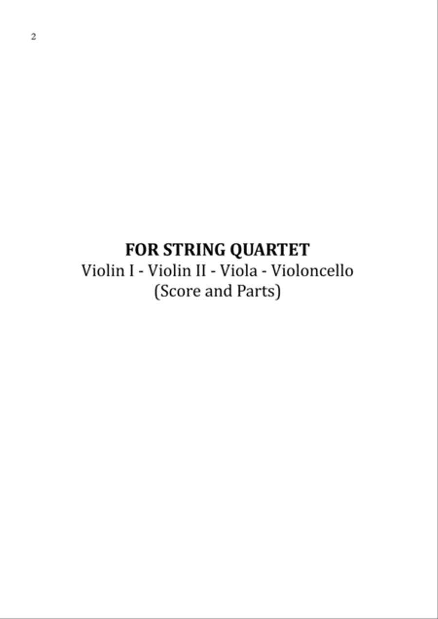 Dangerous Woman String Quartet scores gallery preview page 2