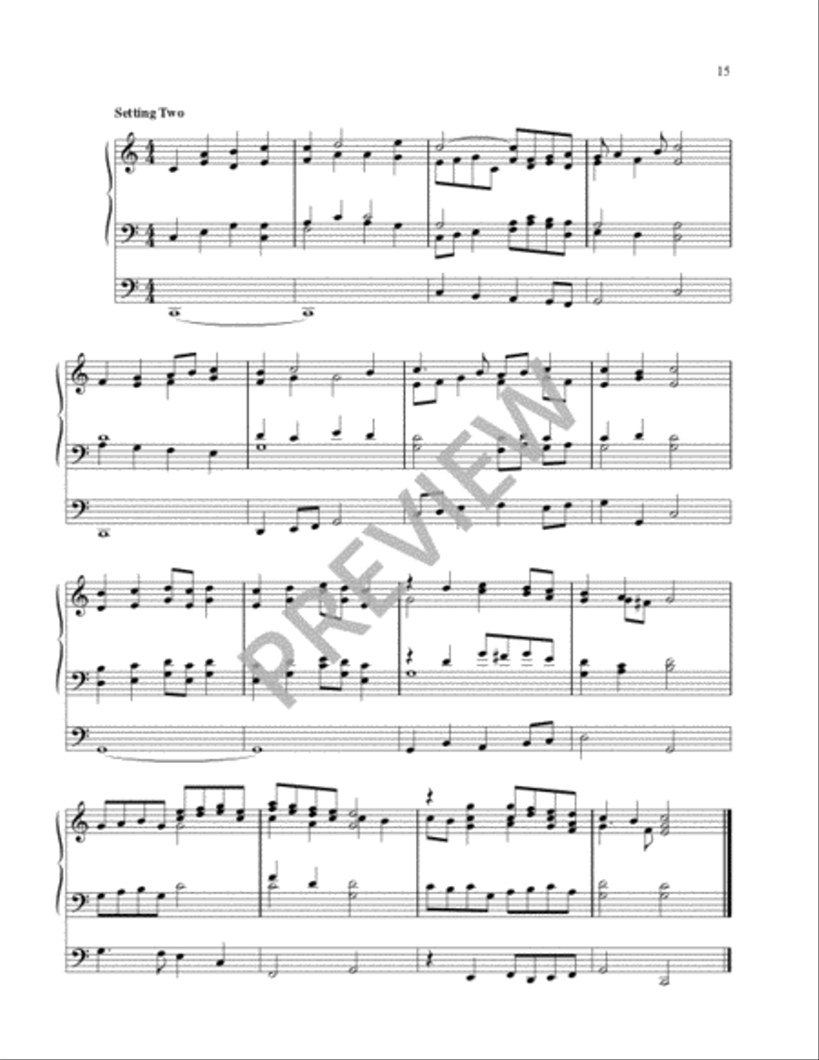 Hymn Harmonizations for Organ - Volume 2 Organ scores gallery preview page 16