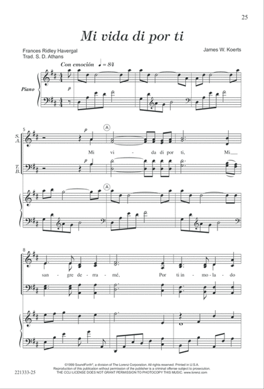 Siervos de Jesus Siervos de Jesus 4-Part scores gallery preview page 29