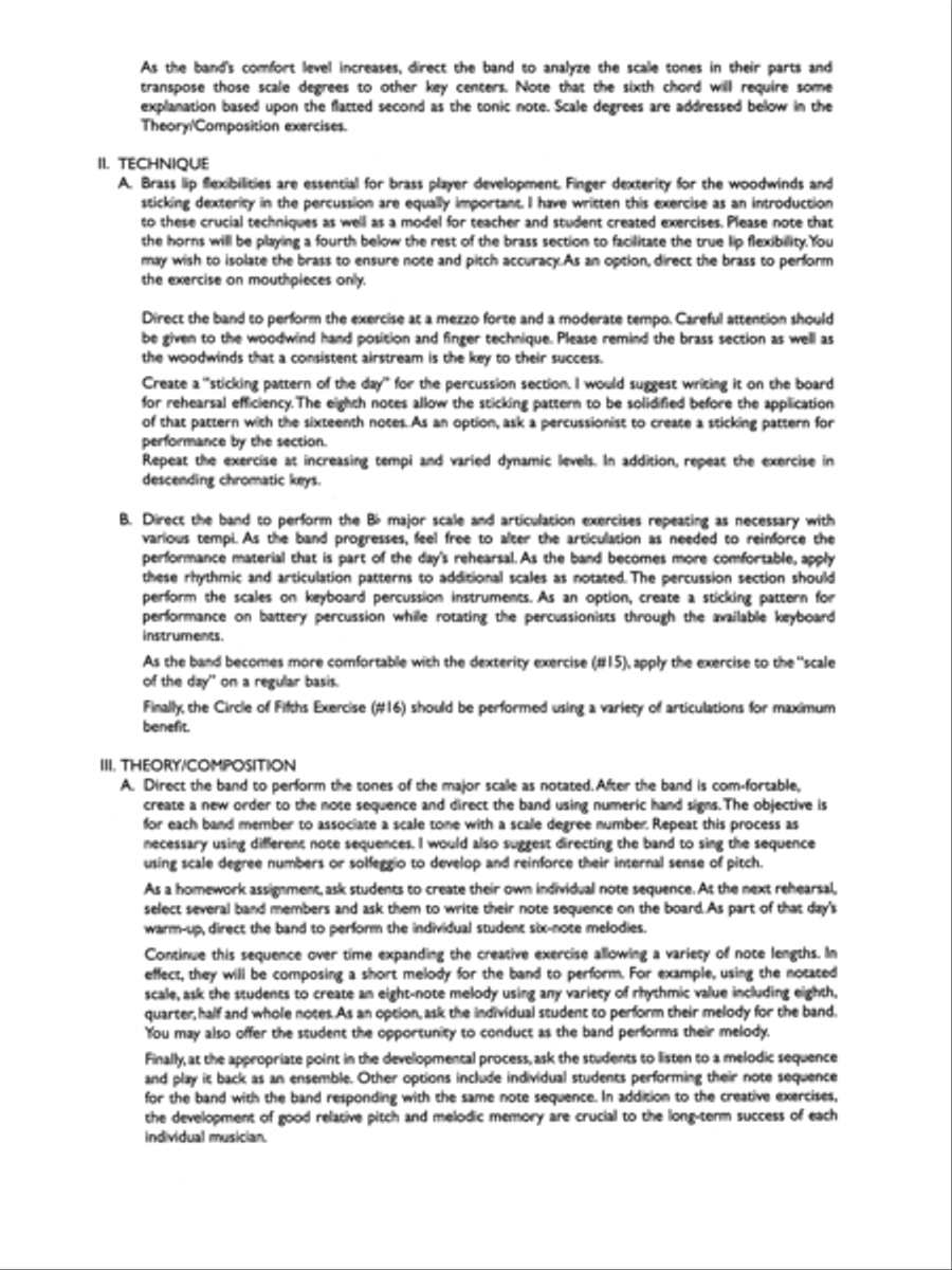 Symphonic Band Clinic Symphonic Band Clinic Concert Band scores gallery preview page 4