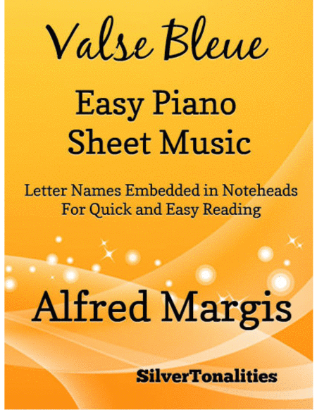 Valse Bleue Easy Piano Sheet Music