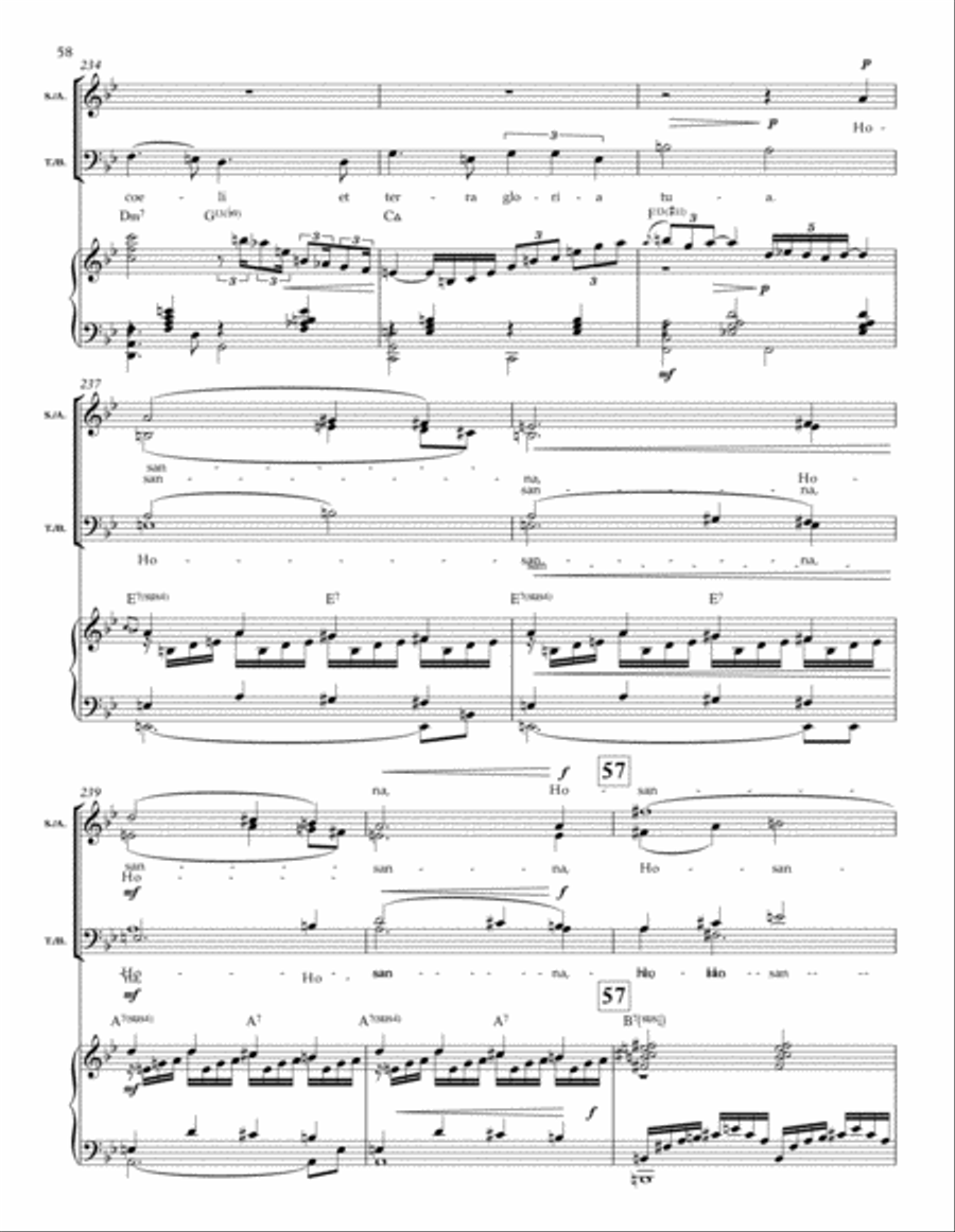 Mass in Blue Mass in Blue 4-Part scores gallery preview page 19
