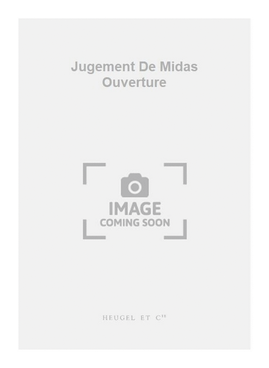 Jugement De Midas Ouverture Orchestra scores gallery preview page 1