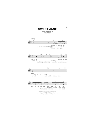 Sweet Jane (Intro)