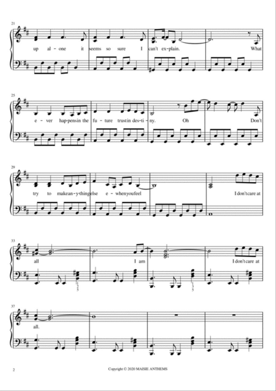 La Casa De Papel (my Life Is Going On) Easy Piano scores gallery preview page 2