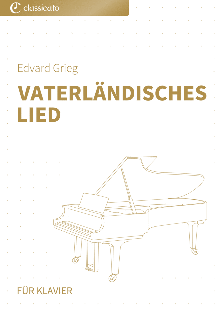 Vaterlandisches Lied Piano scores gallery preview page 1