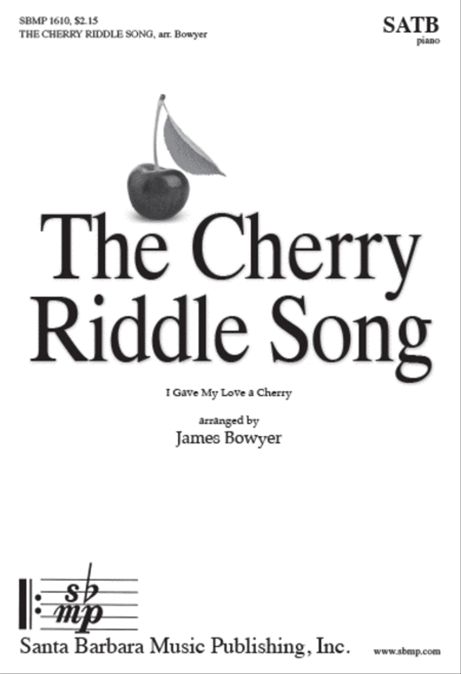 The Cherry Riddle Song - SATB octavo 4-Part scores gallery preview page 1