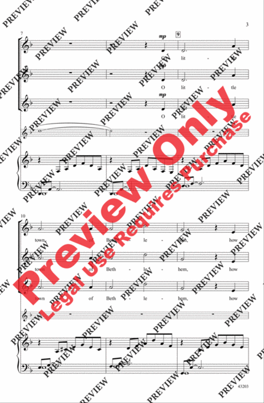Prelude to Bethlehem Women's Choir scores gallery preview page 3