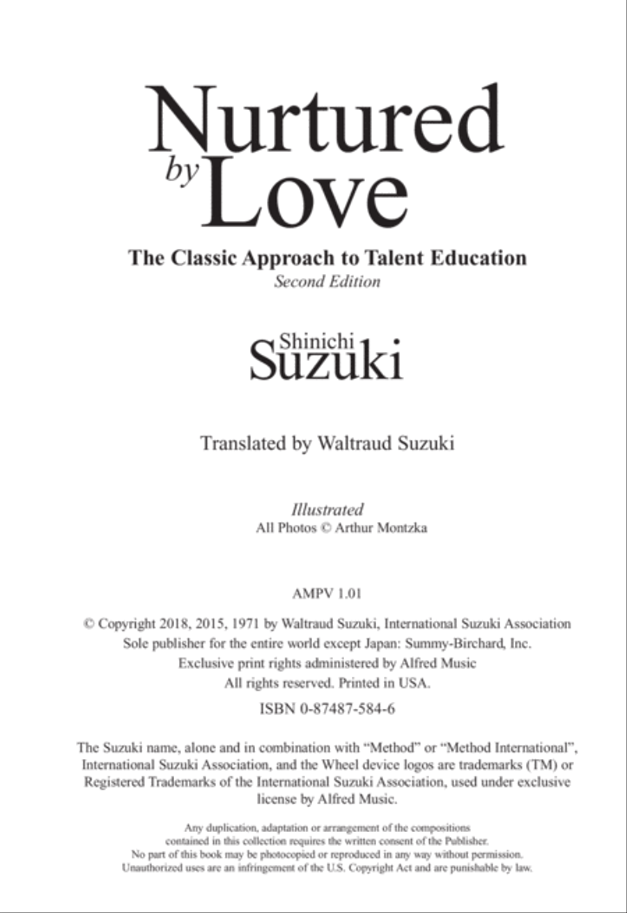 Nurtured by Love Collection / Songbook scores gallery preview page 2