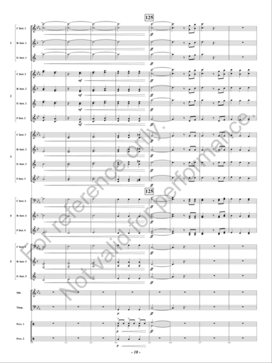 Ghillie Dhu Ghillie Dhu Concert Band scores gallery preview page 19