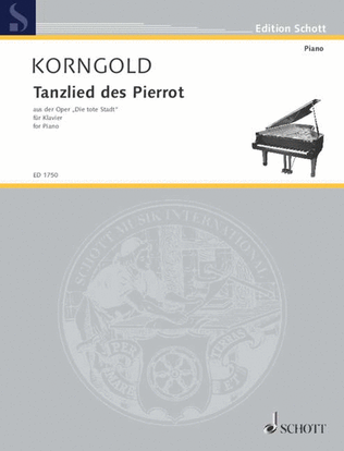 Book cover for Tanzlied Des Pierrot (from Opera Die Tote Stadt Op 12)