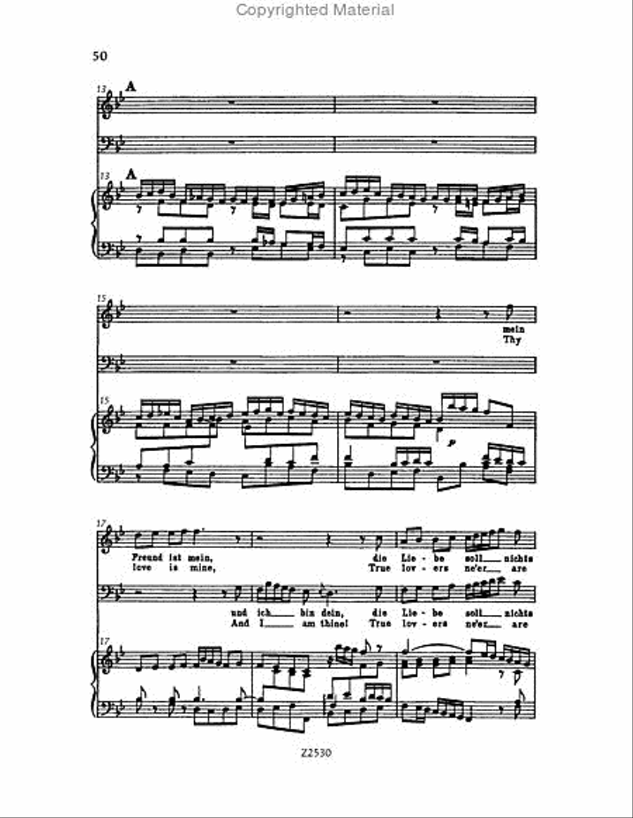 Wachet auf, ruft uns die Stimme, BWV 140 Choir scores gallery preview page 50