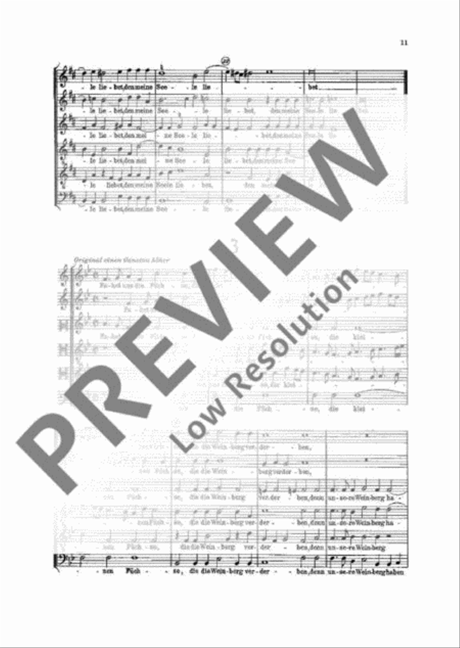 Five Song of Salomon motets Mixed Choir scores gallery preview page 12