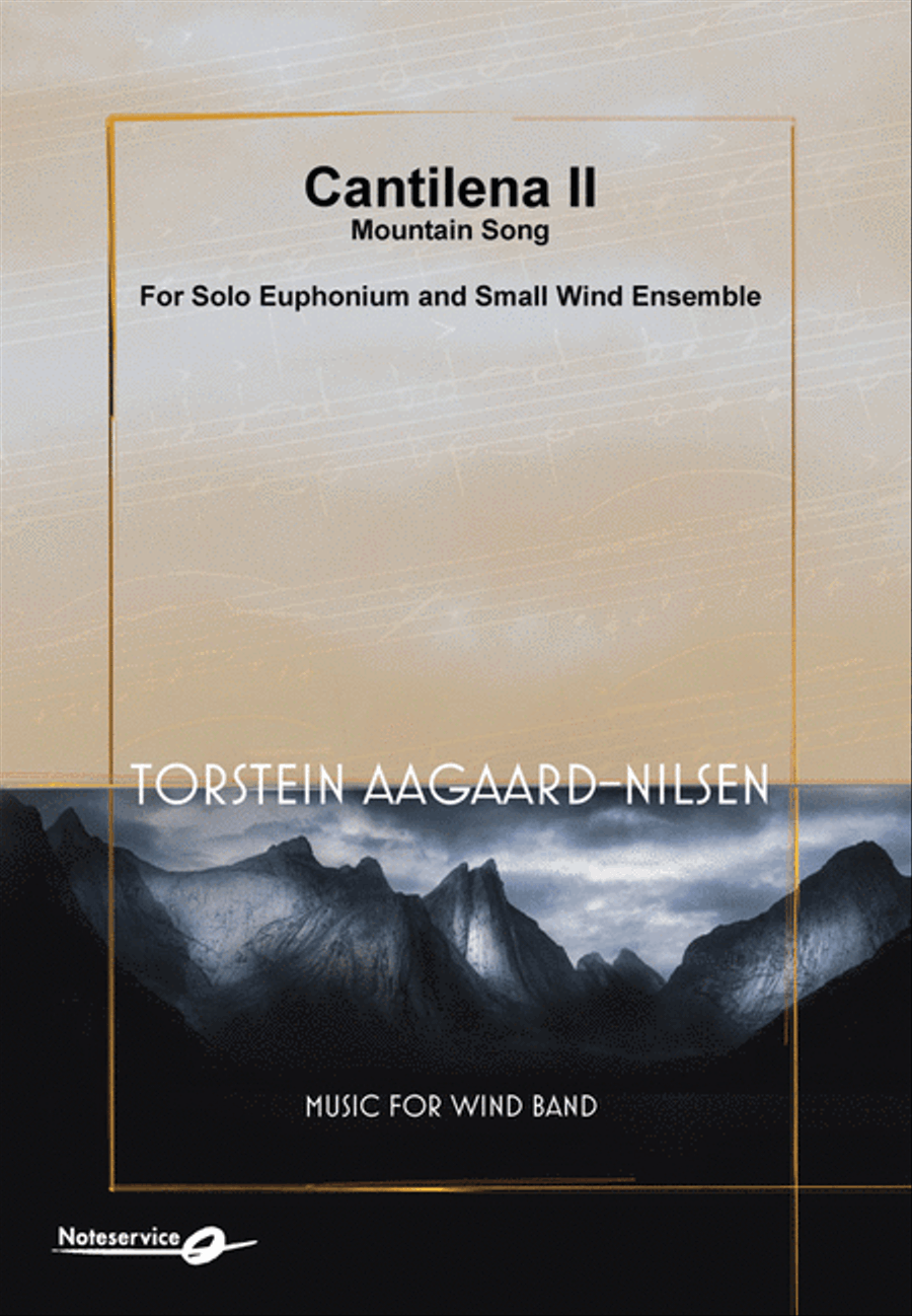 Cantilena II - Mountain Song Euphonium scores gallery preview page 1