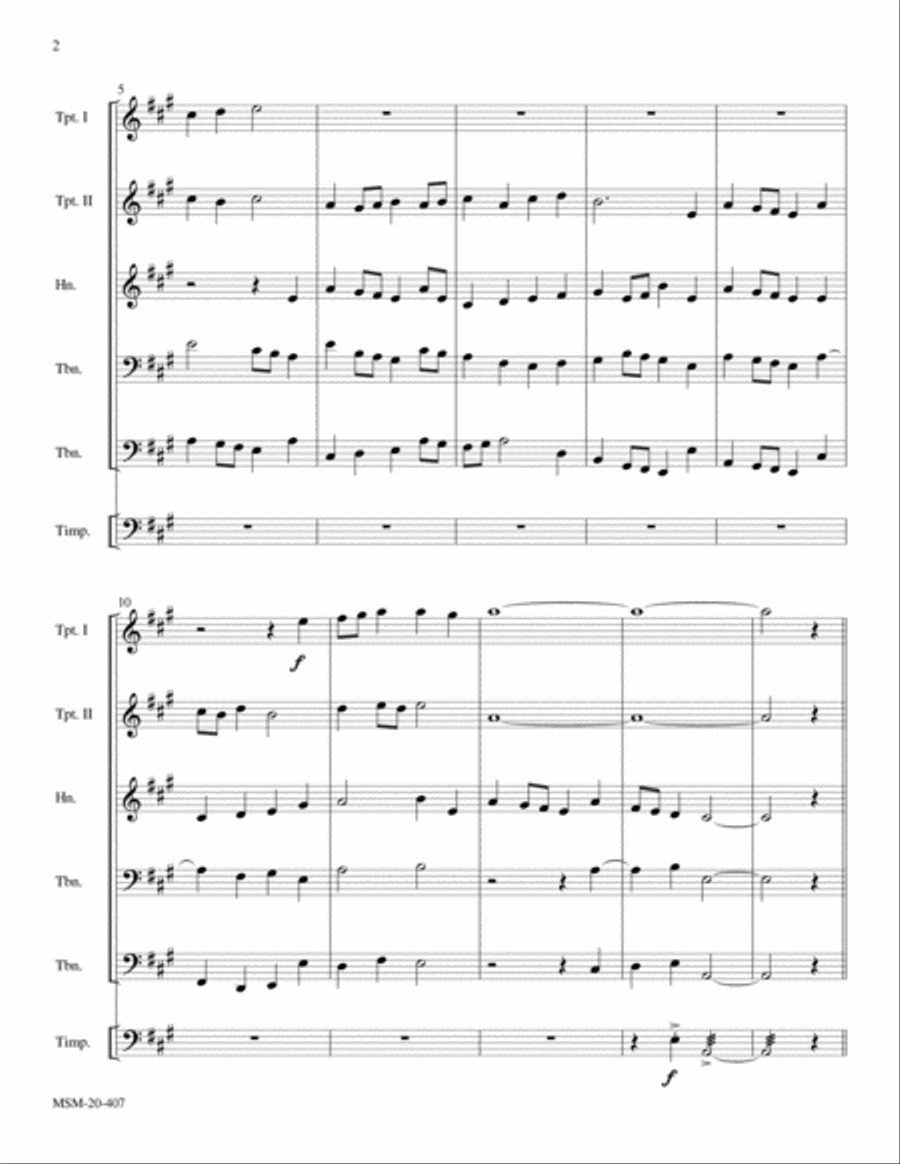 The Day of Resurrection! (Ellacombe) Choir scores gallery preview page 2
