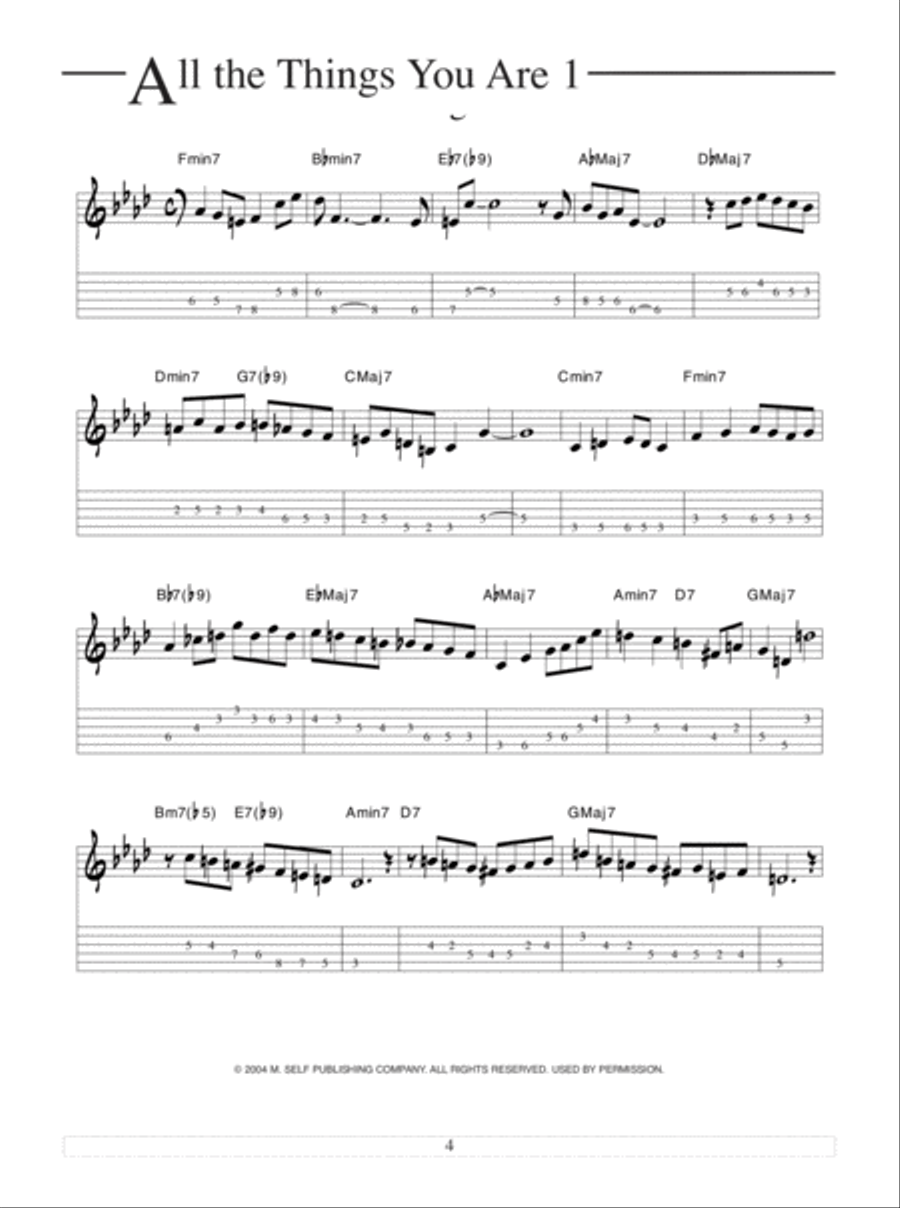 Mark Elf Jazz Interpretations Volume 3 Electric Guitar scores gallery preview page 5